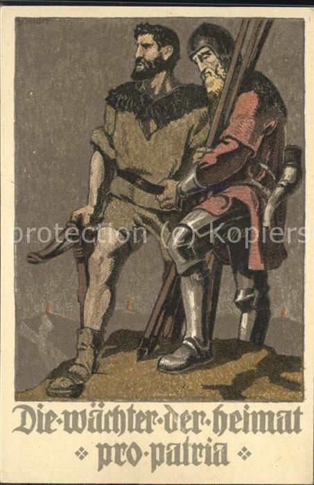 Bundesfeier Schweiz Wächter pro-partria