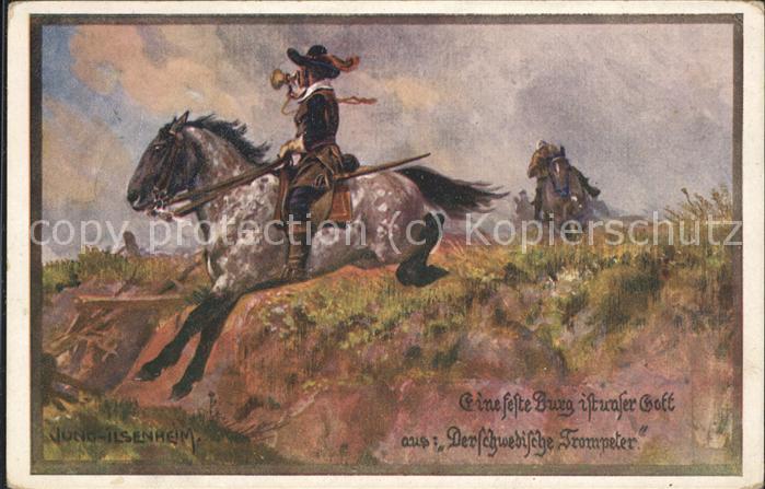 Kuenstlerkarte Hermann Jung A. Nr. 3024 Jäger