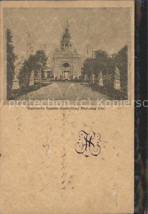 Ausstellung Bayr Landes Nuernberg 1896 Gebäude