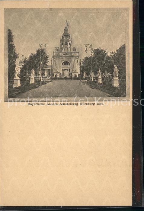 Ausstellung Bayr Landes Nuernberg 1896 Gebäude