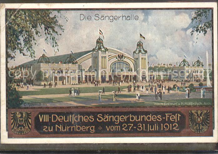 Saengerbundfest Sängerhalle Nürnberg Fest Wappen