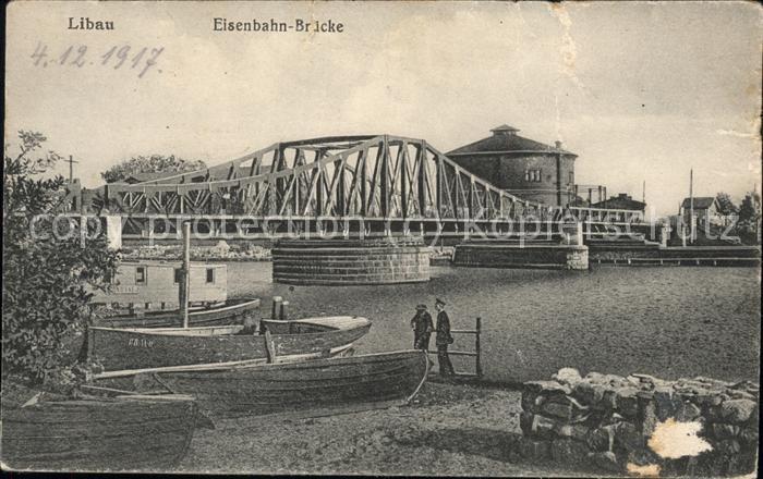 Libau Liepaja Eisenbahn-Brücke