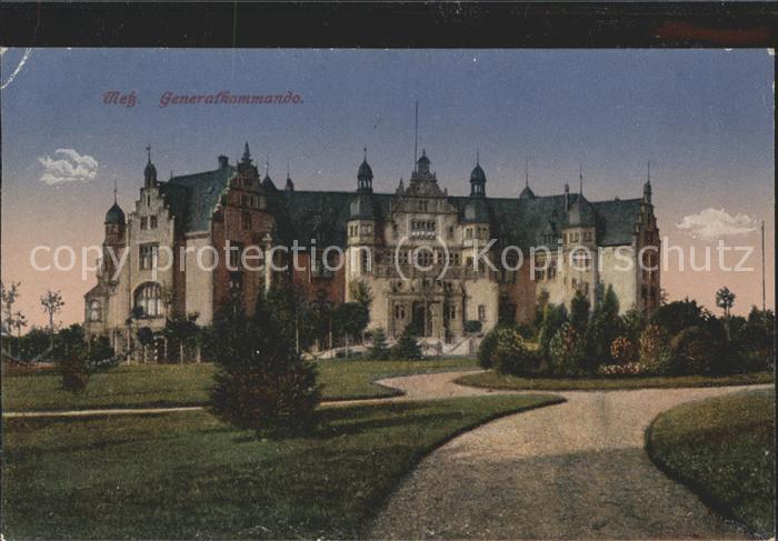 Metz 57 Moselle Generalkommando