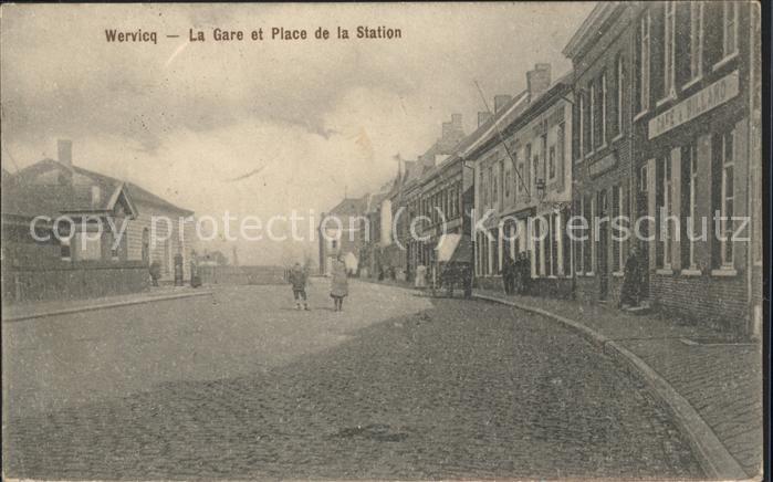Wervicq West-Vlaanderen La Gare et Place de la Station