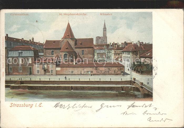Strassburg Elsass St. Stepahanskirche Münster