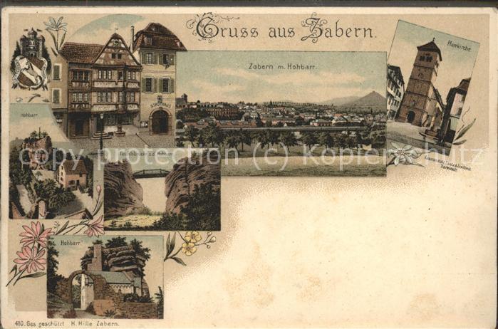 Zabern Saverne Hohbarr Teufelsbrücke