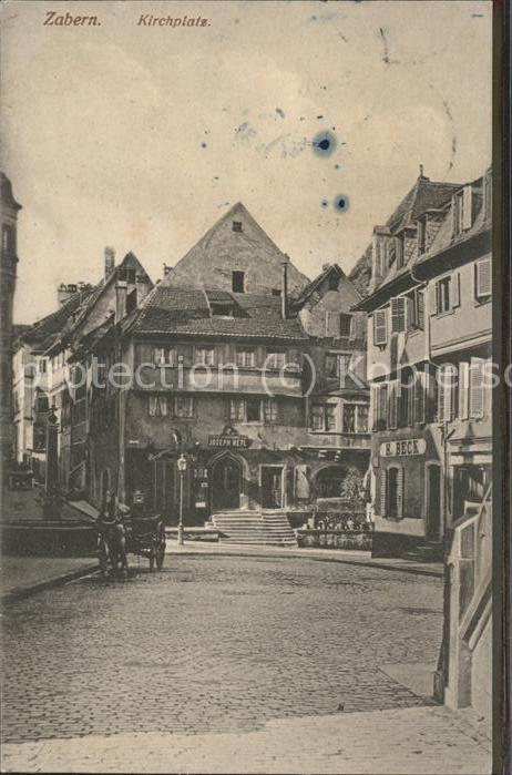 Zabern Saverne Kirchplatz