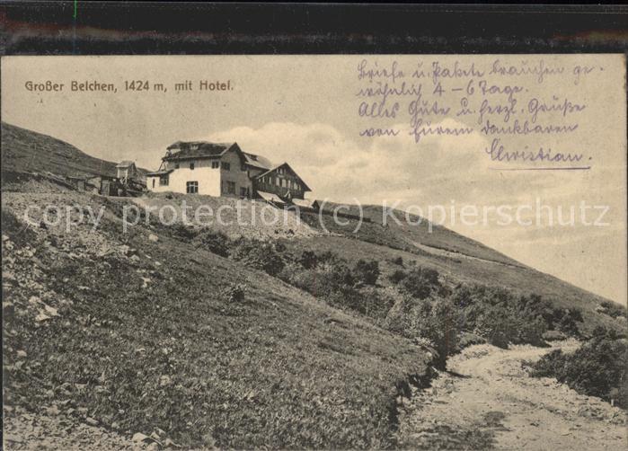 Grosser Belchen Hotel