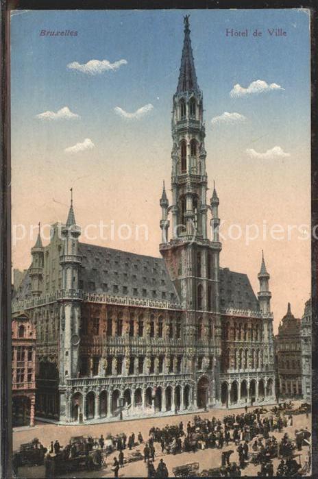 Bruxelles Bruessel Hoetl de Ville