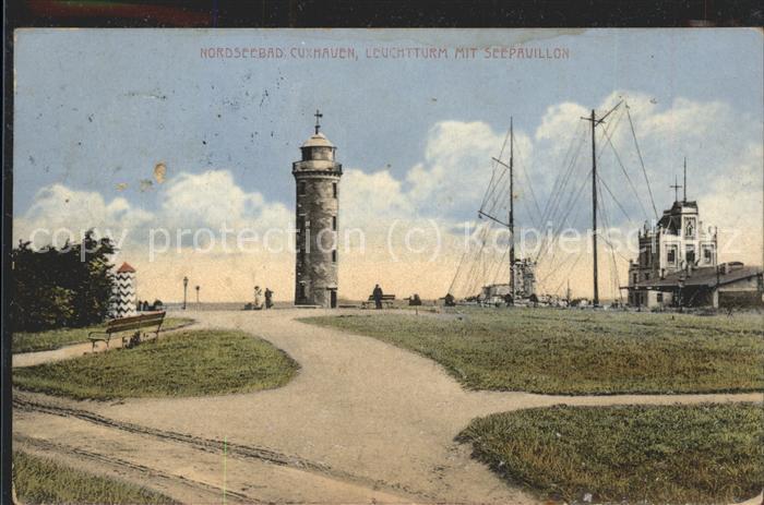 Leuchtturm Lighthouse Cuxhaven Seepavillon