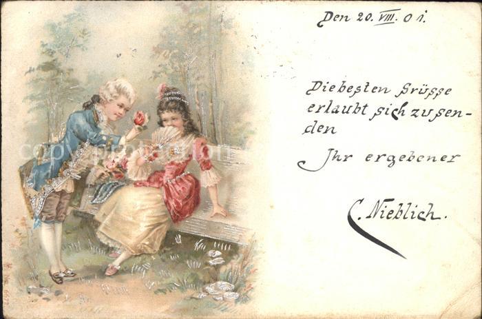 Poesie Barock Rose Fächer