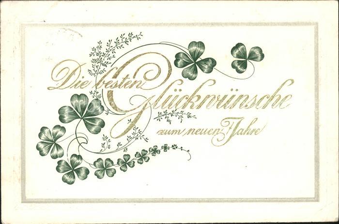 Neujahr Kleeblatt