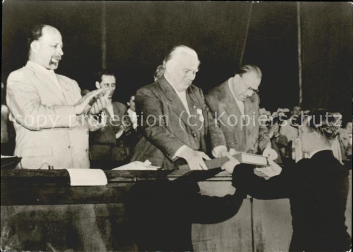 Politiker Wilhelm Pieck Otto Grotewohl usw.