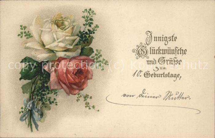 Geburtstag Glückwünsche Rosen