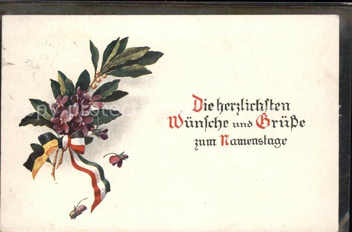 Namenstag Namenskarte Glückwünsche