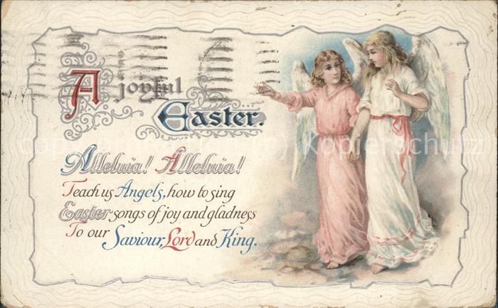 Ostern Easter Paques Engel Spruch