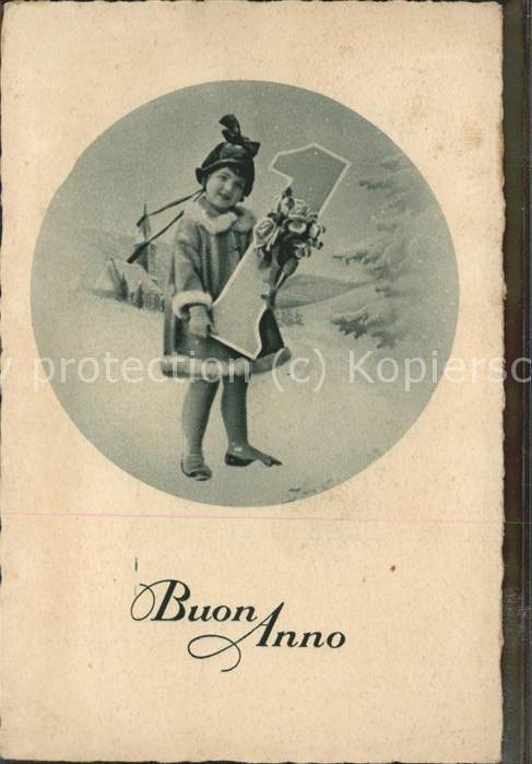 Neujahr Kind Buon Anno
