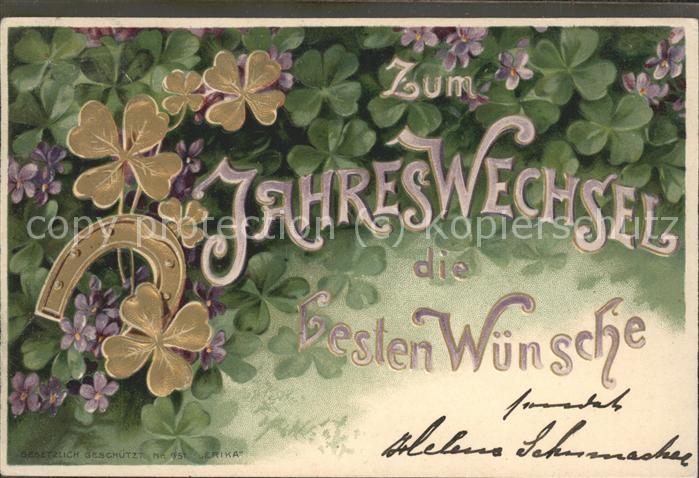 Neujahr Jahreswechsel Hufeisen
