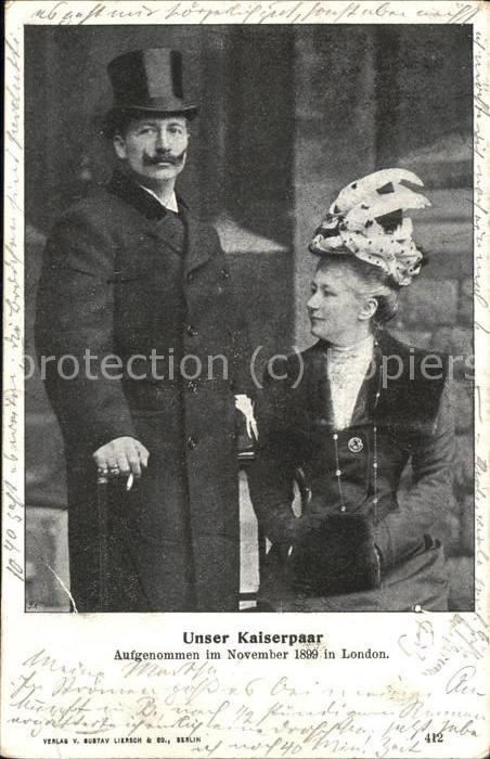 Adel Kaiserpaar London 1899