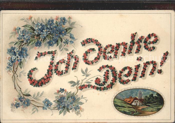Poesie Ich denke Dein Blumen