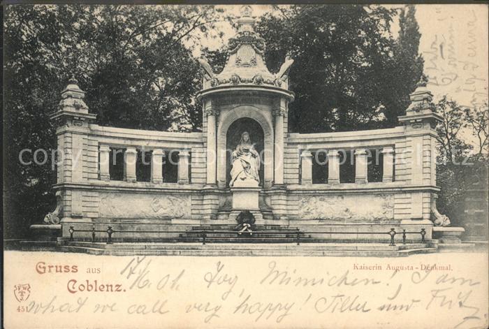 Denkmal Coblenz Kaiserin Augusta-Denkmal