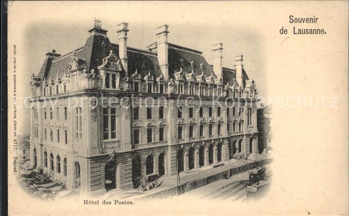 Post Hotel des Postes Souvenir de Lausanne