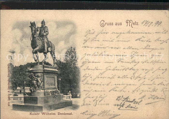Denkmal Kaiser Wilhelm Denkmal Metz