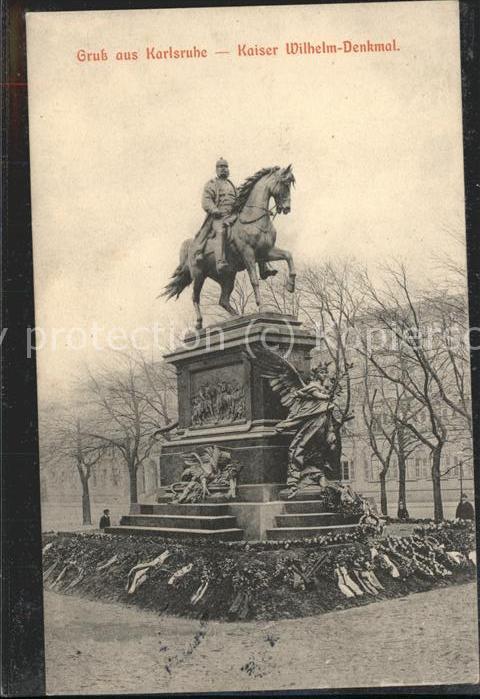 Denkmal Karlsruhe Kaiser Wilhelm Denkmal