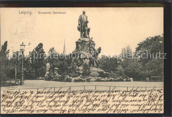 LEIPZIG Sachsen Bismarck-Denkmal
