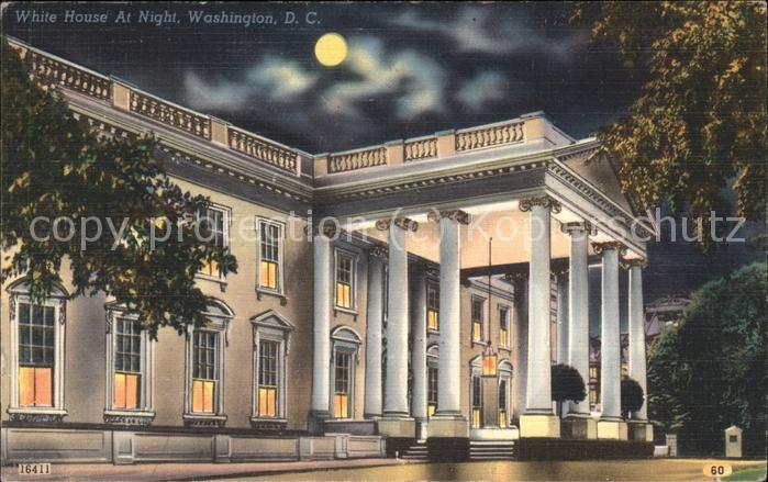 Washington DC Weisse Haus Vollmond