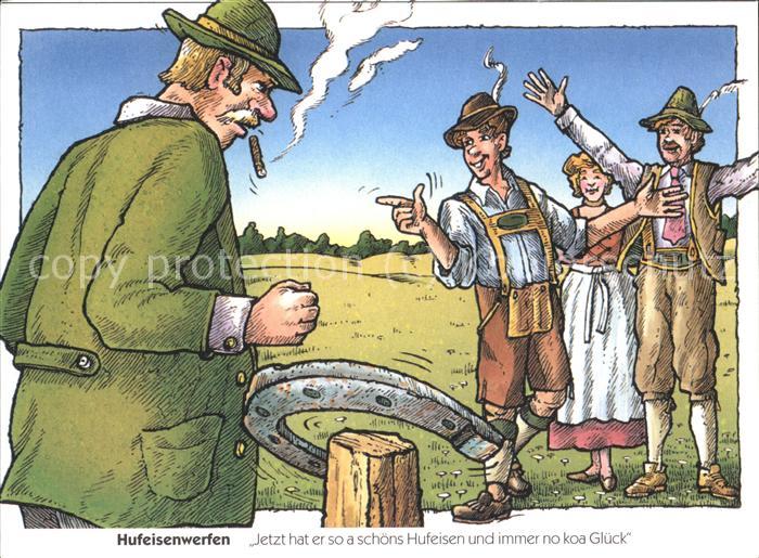 Hufeisen Hufeisenwerfen Zigarre Bayern