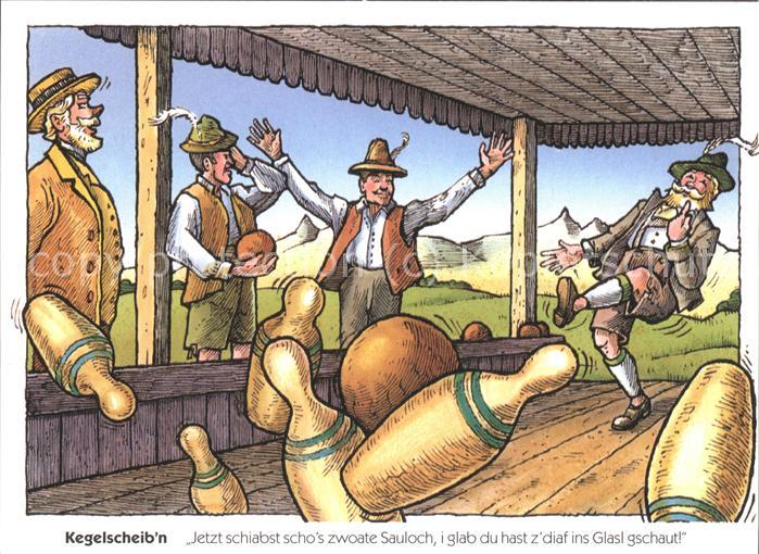 Kegeln Kegelscheib'n Bayern