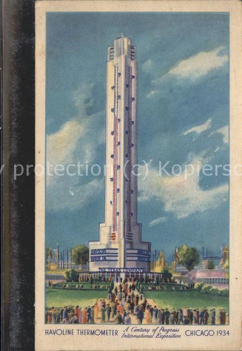Chicago Heights Havoline Thermometer