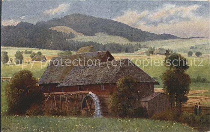 Hoffmann Heinrich Wassermühle Nr.23 Schwarzwald