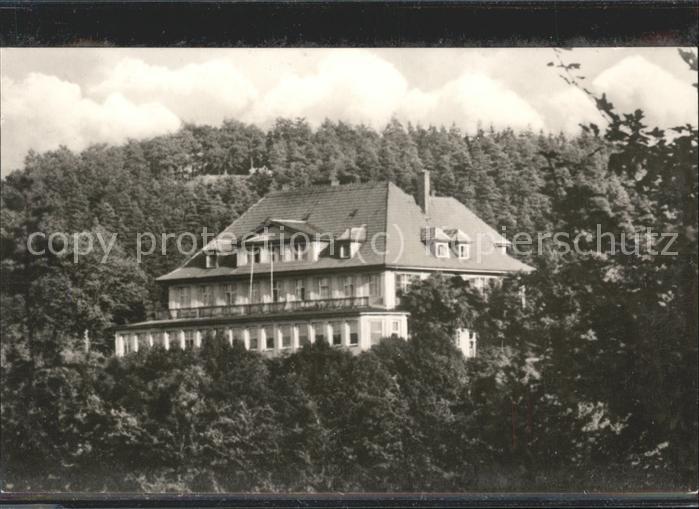 Gernrode Harz FDGB-Erholungsheim Stubenberg
