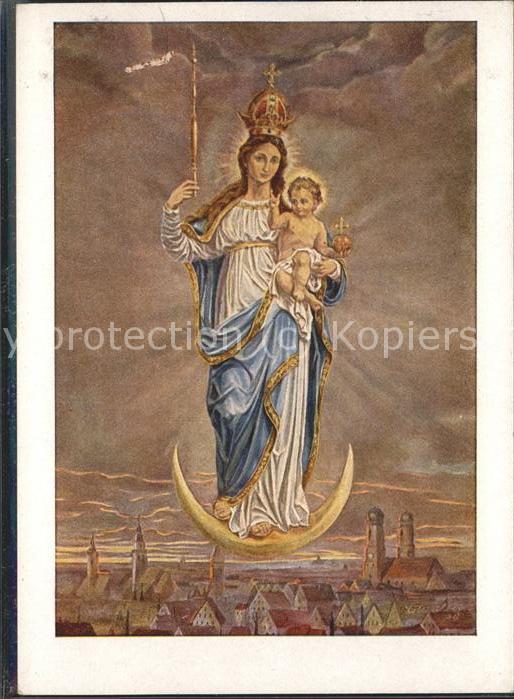 Religion Jesuskind Maria Mond