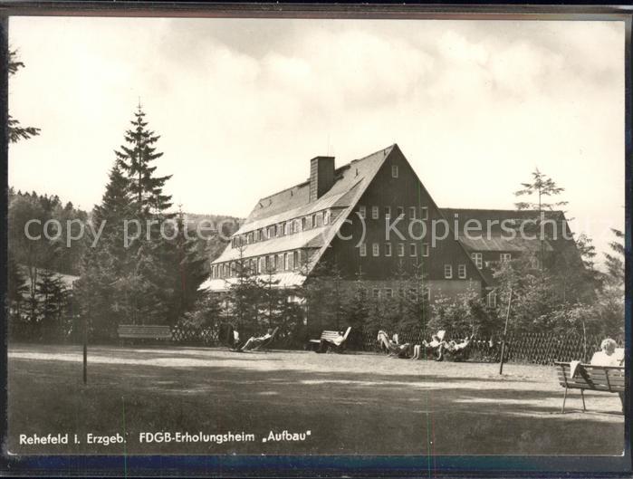 Rehefeld-Zaunhaus FDGB-Erholungsheim Aufbau