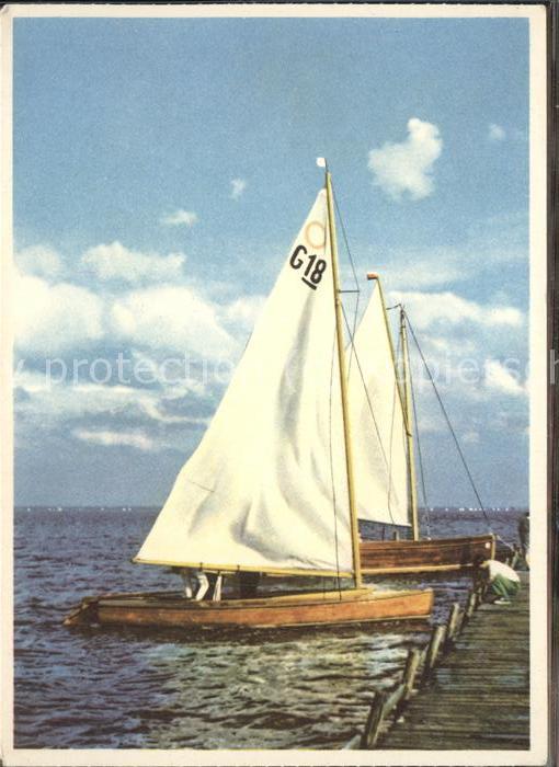 Segelschiffe G18 Mann Steg