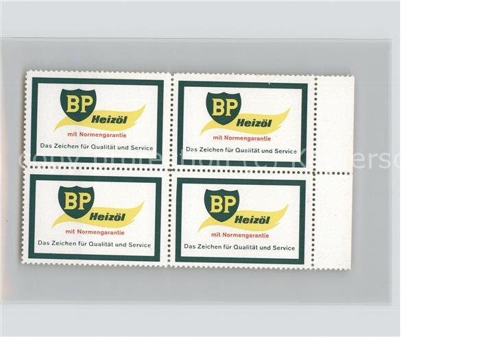 Werbung Reklame BP Heizöl