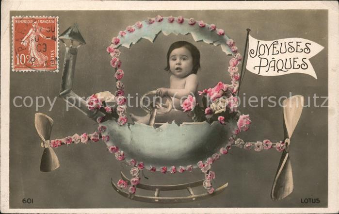 Rosen Kind Hubschrauber Joyeuses Paques