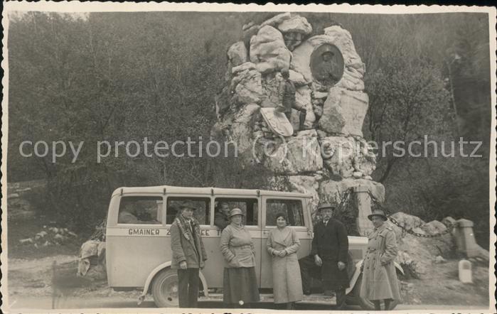 Denkmal Gmanier Frankreich Auto