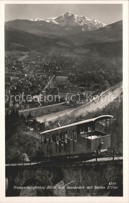 Bergbahn Hungerburgbahn Innsbruck Serles