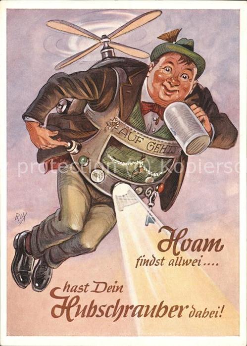 Trachten Humor Bier Bayern Probeller