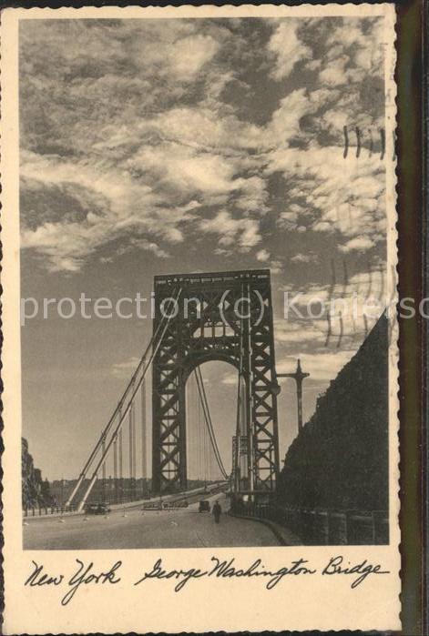 Bruecken Bauwerke New York George Washington Bridge