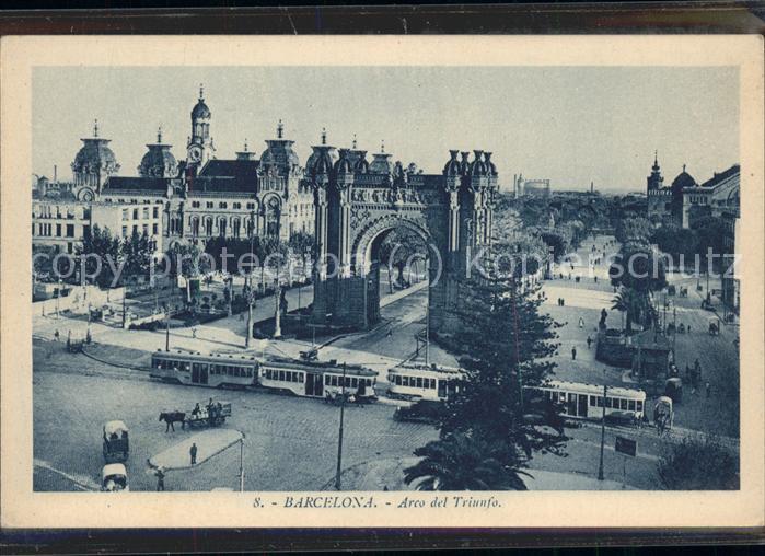 Strassenbahn Barcelona Arco del Triunfo