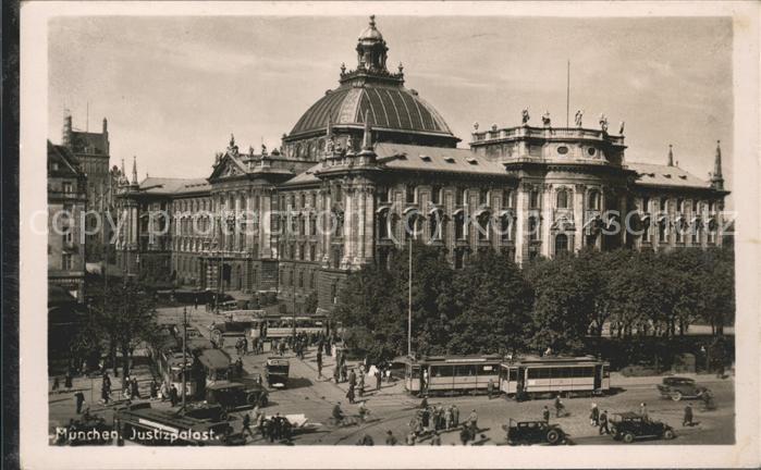 Strassenbahn Justizpalast München
