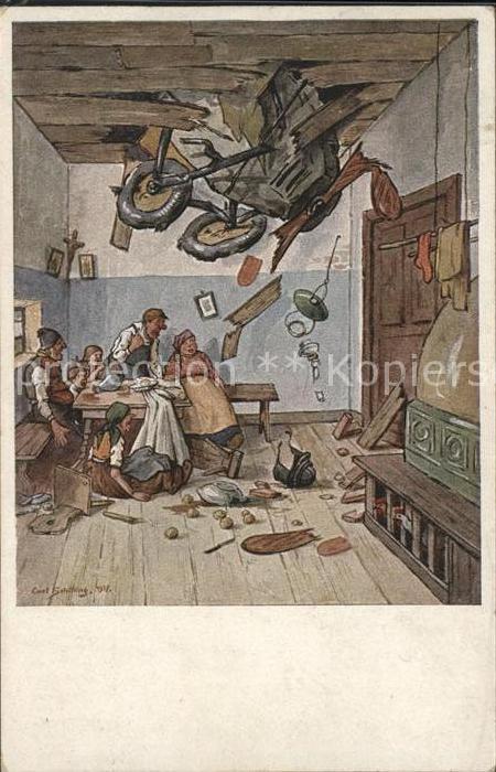 Humor Fahrrad Zerstörung Stube