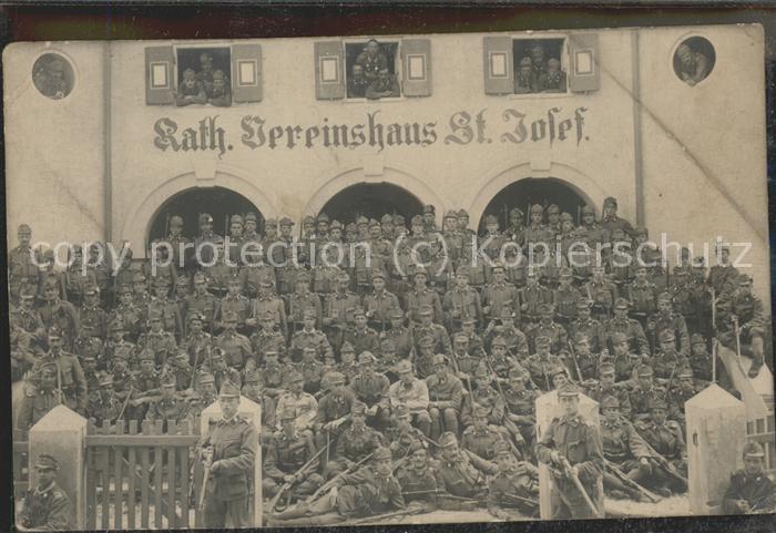 Kriege Kath. Vereinshaus St. Josef Soldaten Pr