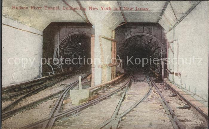 U-Bahn Subway Underground Hudson River Tunnel New York New Jersey