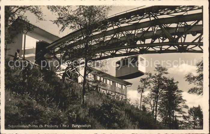 Schwebebahn Schauinslandbahn Freibug Bergstation